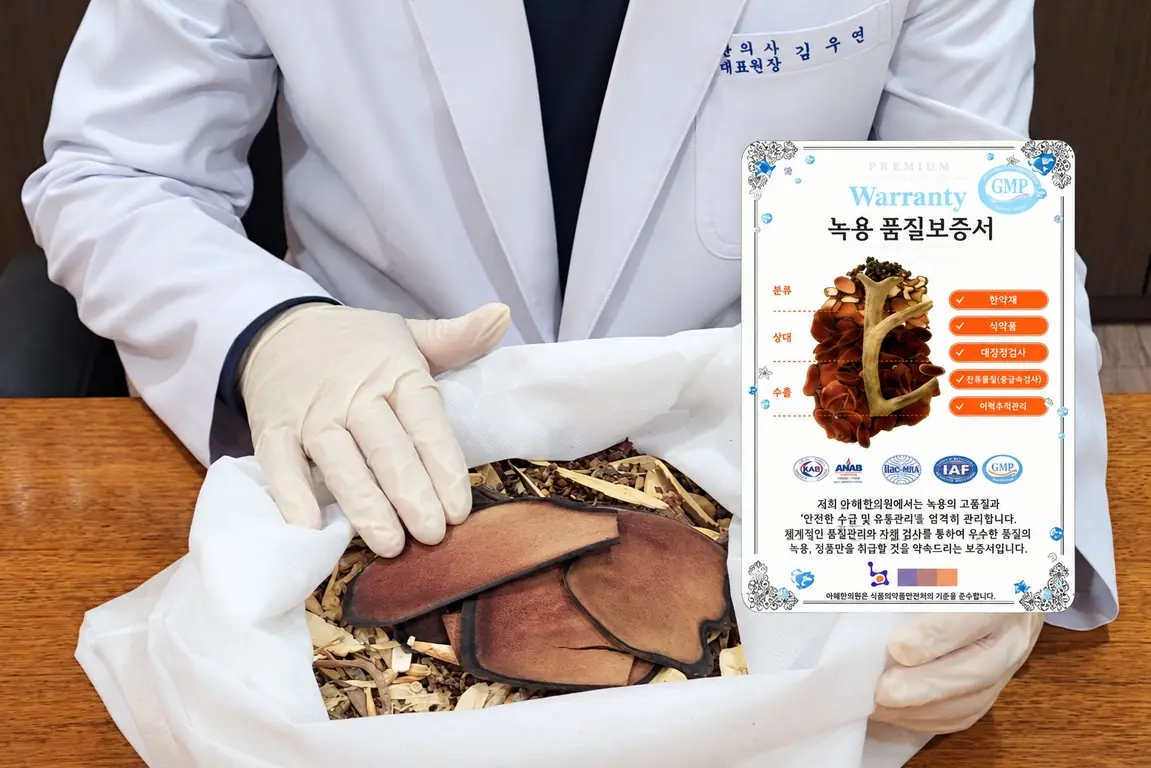 녹용보약 진료 후 처방